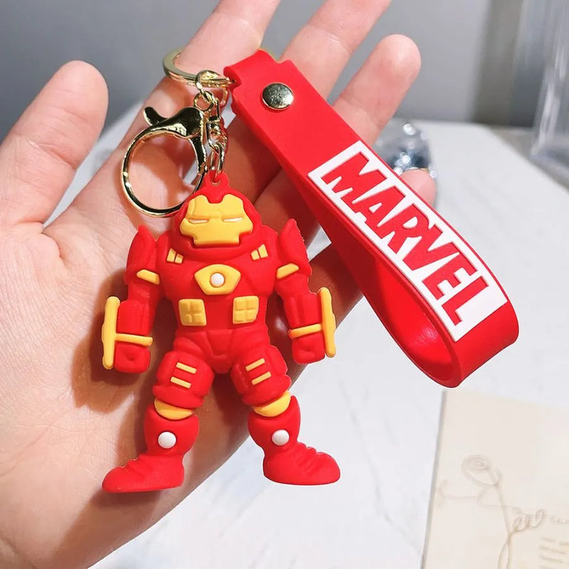Chaveiro Super Heroes em Silicone Marvel DC Quality