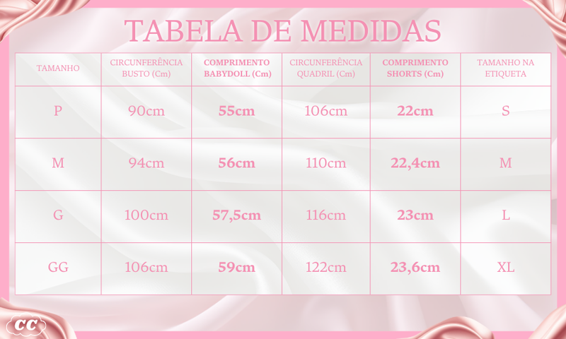 Pijama Feminino Flowers - Conjunto Com Shorts e BabyDoll Super Confortável | Macio, Leve e Elegante