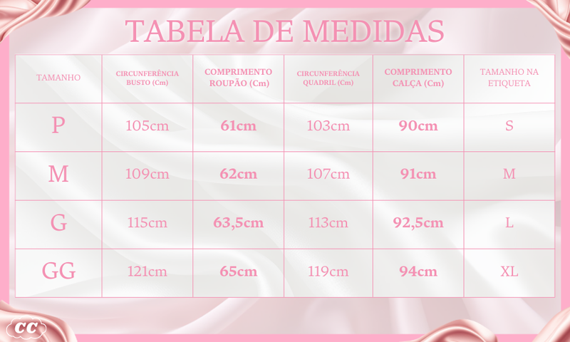 Pijama Feminino EleganceNights - Conjunto com Calça e Roupão com Renda Translúcida | Sensual, Elegante e Super Confortável