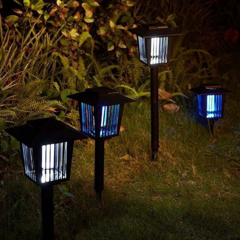 Lâmpada Mata Mosquito LED de Energia Solar