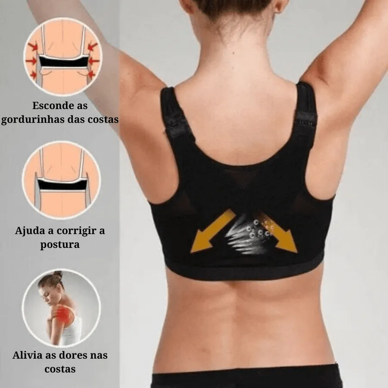 Sutiã De Sustentação Ajustável Com Corretor Postural UperBreast [COMPRE 1 LEVE 2]