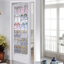 Sapateira Organizadora de Sapatos com 24 Bolsos e 3 Ganchos para Pendurar Sobre a Porta