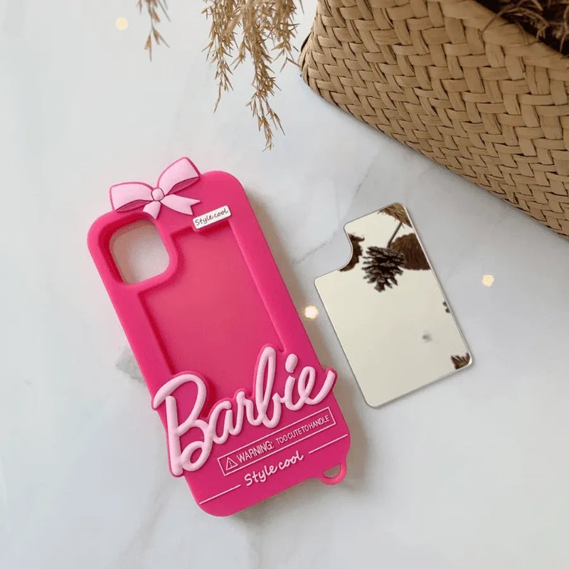 Capinha Iphone Barbies Dolls Com Espelho - Case de Alta Proteção e Resistência