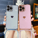 Capinha de Celular para Iphone com Cordão Love Necklace