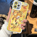 Capinha de Celular para Iphone Holográfica Pokemon Evolutions