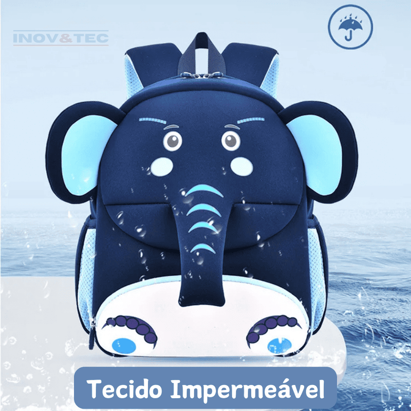 Mochila Infantil de Elefante - O Elefante Mais Leve Que Você Já Viu
