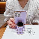 Capinha de Celular para Iphone em Silicone com Apoio e Proteção 360º Sonho de Astronalta