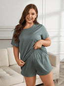 Pijama Feminino Plus Size ConfortSleep - Conjunto BabyDoll e Shorts Fresquinho LooseFit | Tecido Super Macio e Confortável