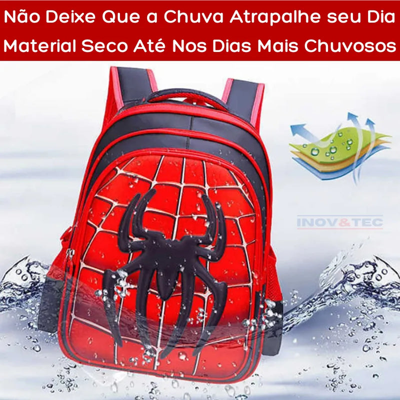 Mochila Infantil Homem-Aranha - De Volta às Aulas