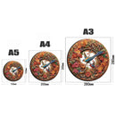 Quebra-Cabeça de Madeira Inova WOOD PUZZLE - Pássaro e Filhotes | Diversão com Diversos Benefícios para Crianças e Idosos