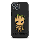 Capinha de Celular para Iphone Marvel I AM GROOT