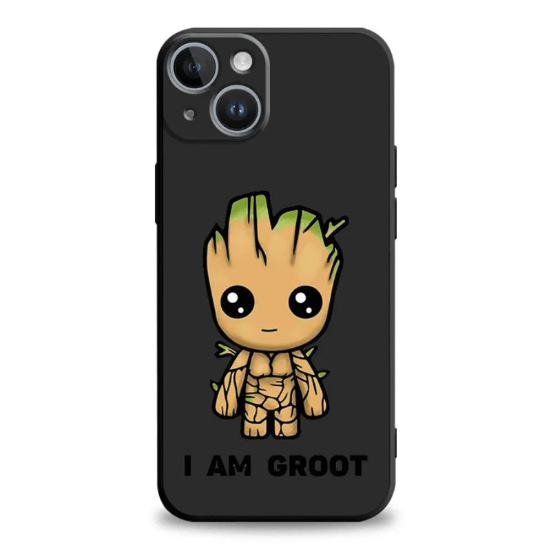 Capinha de Celular para Iphone Marvel I AM GROOT