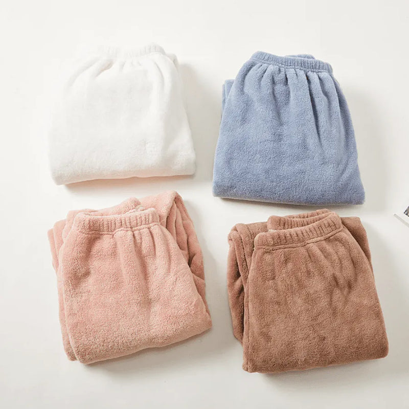 Calça De Pijama Feminina Peluciada Fleece Comfort | Quentinha, Macia e Super Confortável