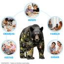Quebra-Cabeça De Madeira Inova WOOD PUZZLE - Urso do Passado | Diversão Com Diversos Benefícios