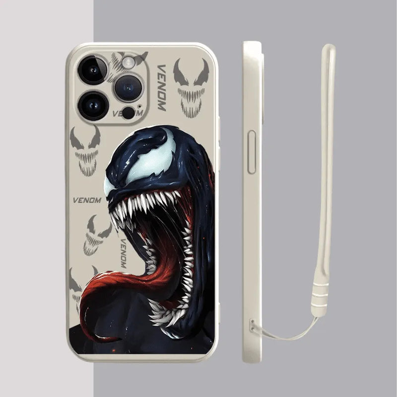 Capinha Iphone Homem-Aranha e Venom Filme - Case de Alta Proteção e Resistência