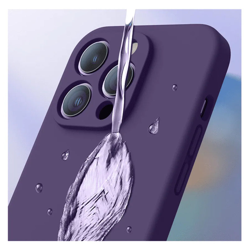 Capinha de Celular para Iphone Case Matte em Silicone e Microfibra