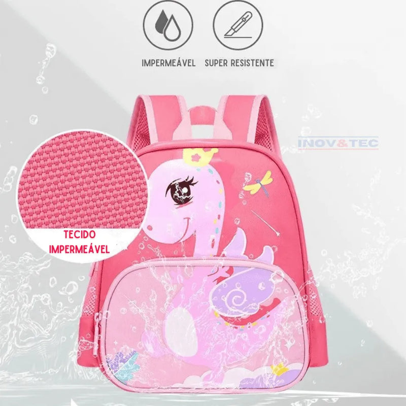 Mochila Infantil Mundo dos Dinossauros - Um Mundo Gigante de Diversão