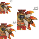 Quebra-Cabeça De Madeira Inova WOOD PUZZLE - Abelha No Girassol | Diversão Com Diversos Benefícios