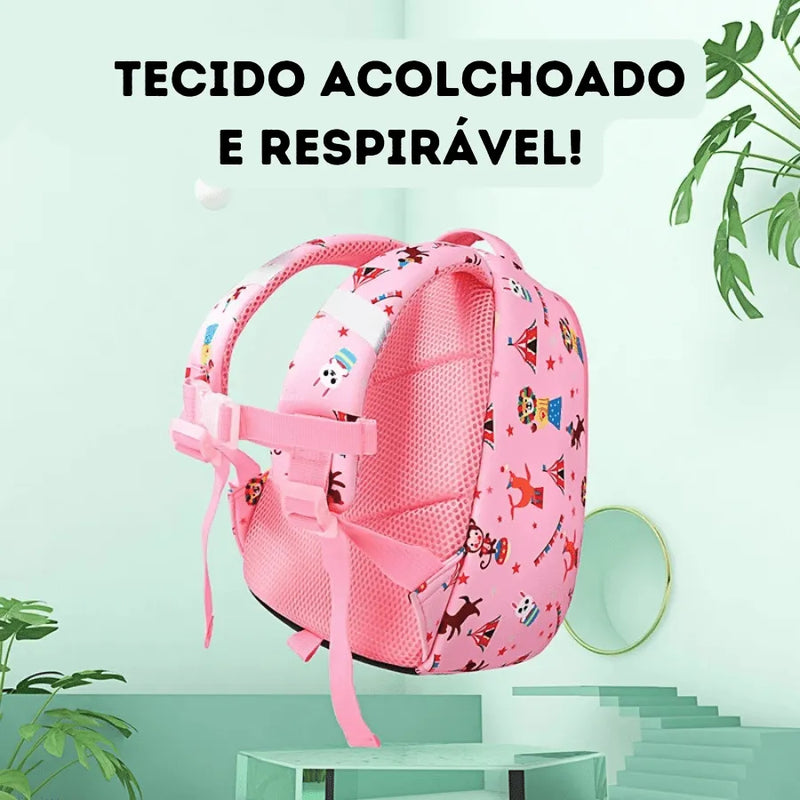 Mochila Infantil de Desenho de Animais - Da Floresta da Fofura para Sua Escola