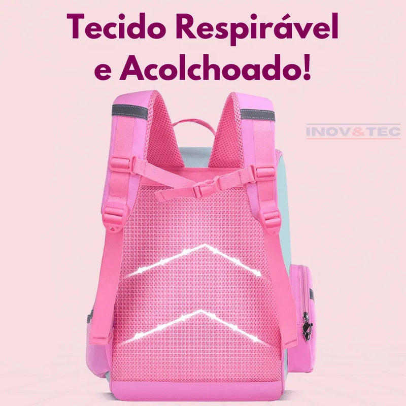 Mochila infantil de Unicórnio - Brilhe Como Um Arco-íris