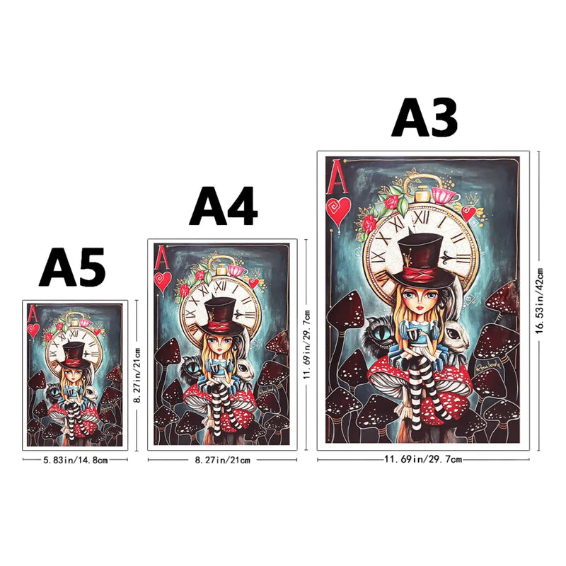 Quebra-Cabeça de Madeira Inova WOOD PUZZLE - Alice e o Tempo | Diversão com Diversos Benefícios