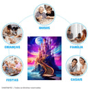 Quebra-Cabeça de Madeira Inova WOOD PUZZLE - Variedade Encantada | Diversão com Diversos Benefícios