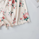 Pijama Feminino Cozy Flower - Conjunto BabyDoll e Shorts Fresquinho Toque De Seda | Tecido Super Macio e Confortável