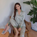 Pijama Feminino Feline Serene - Conjunto Com Calça e Camisa Longa ou Camisa Curta e Shorts em Seda Gelo Premium | Toque de Seda, Leve e Super Confortável