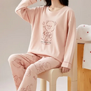 Pijama Feminino Peaceful Evenings - Conjunto Com Calça e Camisa Longa em Algodão | Macio, Leve e Super Confortável