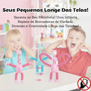 Girafinhas Infantis Criativas que Esticam e Gruda Com Luz De LED GiraZoo