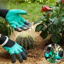 Luvas de Jardinagem com Garras nos Dedos para Plantio e Escavação [COMPRE 1 LEVE 2]