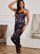 Pijama Feminino LittleHearts - Conjunto Calça e Camisa Em Seda Gelo Premium | Toque De Seda Super Confortável