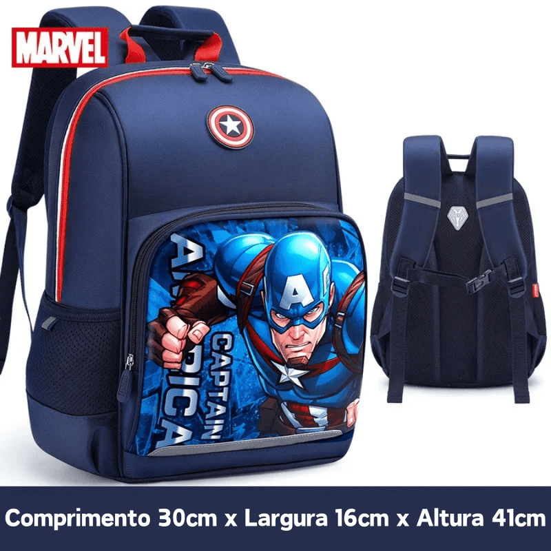 Mochila Infantil Premium Homem Aranha - Com Grandes Tarefas De Casa Temos Grandes Responsabilidades!