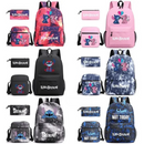 Kit Escolar Infantil Mochila + Lancheira e Estojo Lilo Stitch Lovers