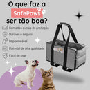 Cadeirinha De Segurança Para Gatos e Cachorros Pequenos SafePaws Original | Seu Pet Mais Confortável e Tranquilo Com Muita Segurança [Últimas Unidades Com 50% De Desconto]