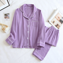 Pijama Feminino Pure Cotton - Conjunto Com Calça e Camisa Longa 100% em Algodão | Macio, Leve e Super Confortável