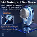 Barbeador Elétrico Portátil com Display de Bateria Digital sem Fio ULTRA SHAVER