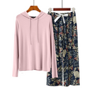 Pijama Feminino Floral Charming - Conjunto Com Calça e Camisa Longa Conforto Absoluto | Macio, Leve e Elegante