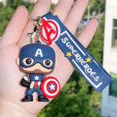 Chaveiro Super Heroes em Silicone Marvel DC Quality
