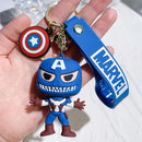 Chaveiro Super Heroes em Silicone Marvel DC Quality