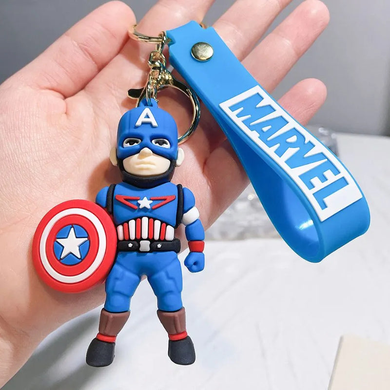 Chaveiro Super Heroes em Silicone Marvel DC Quality