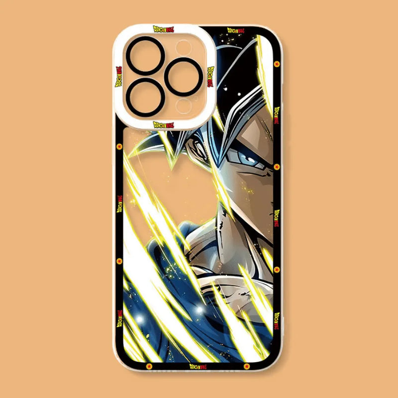 Capinha de Celular para Iphone Dragon Ball Z Modo Sayajin