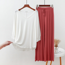 Pijama Feminino Dreamy Gentle - Conjunto Com Calça e Camisa Longa Super Confortável em Algodão | Conforto Absoluto, Leve e Elegante