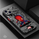 Capinha de Celular para Iphone Marvel Superheroes Cartoon Style