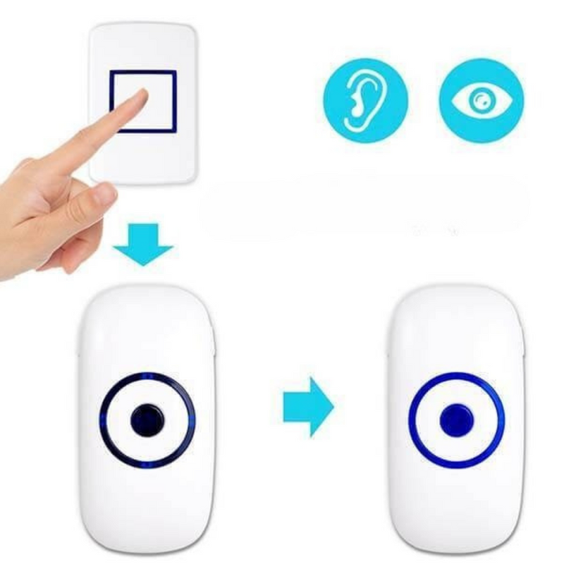 Campainha Sem-Fio Inteligente Impermeável com 36 Músicas