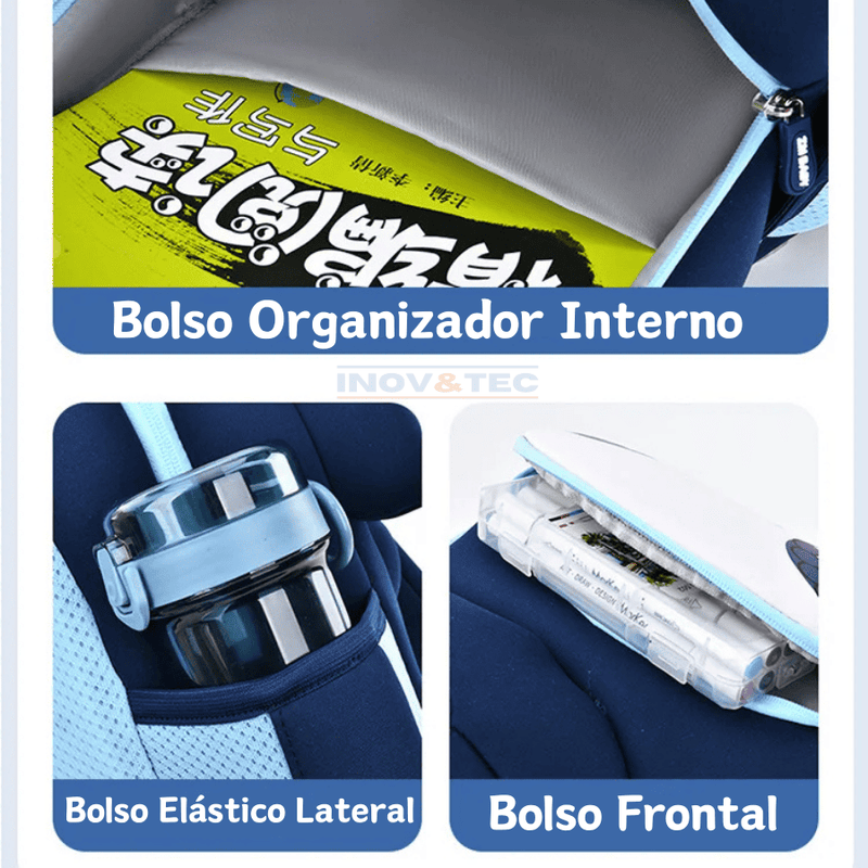 Mochila Infantil de Elefante - O Elefante Mais Leve Que Você Já Viu