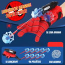Luva Lança Teia com até 15 Projéteis + Alvo para Crianças do Homem Aranha Super Strike