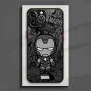 Capinha de Celular para Iphone Marvel Cartoon Black