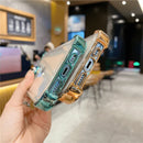 Capinha de Celular para Iphone Translucida Metálica Anti-impacto com Proteção 360º