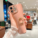 Capinha Iphone Love Heart Com Anel De Apoio Cravejado - Case Luxuosa de Proteção 360º